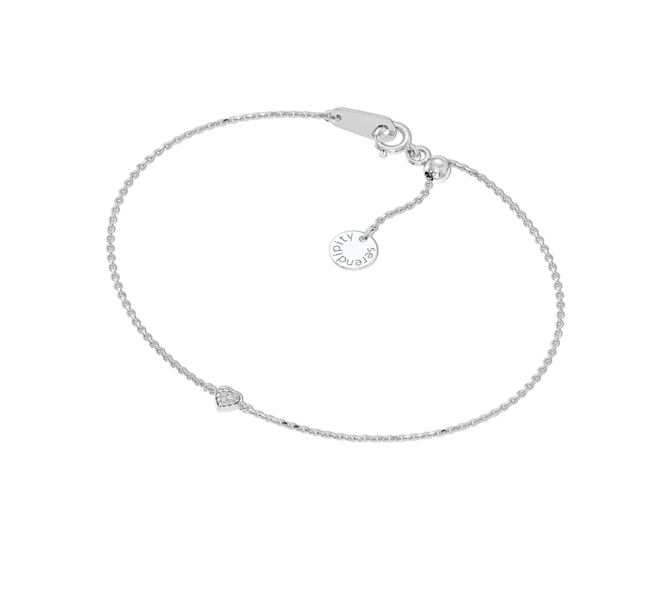 Браслет на ногу Serendipity Pave EJA0009W - фото 3 – Mercury