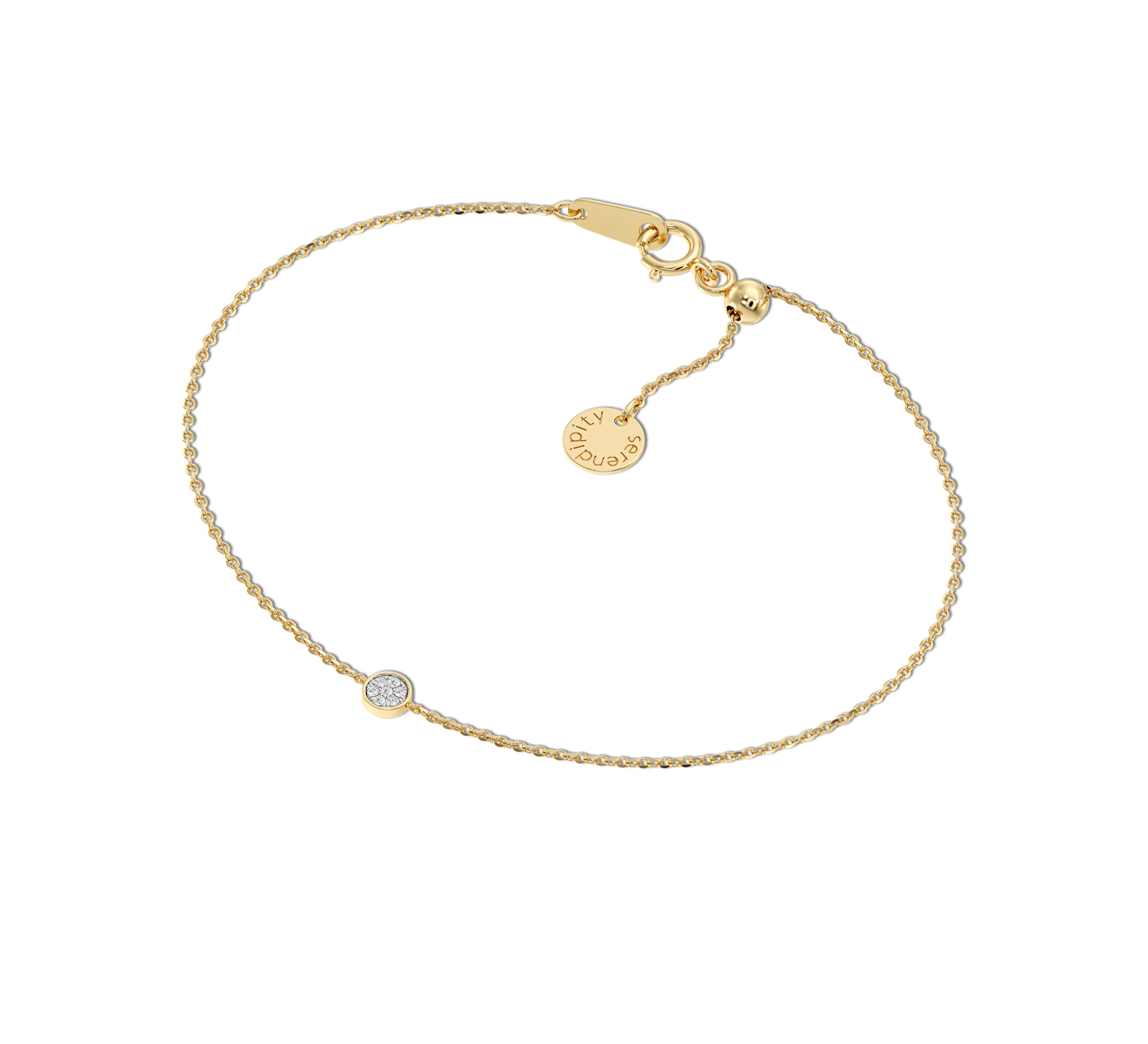 Браслет на ногу Serendipity Pave EJA0010Y - фото 3 – Mercury
