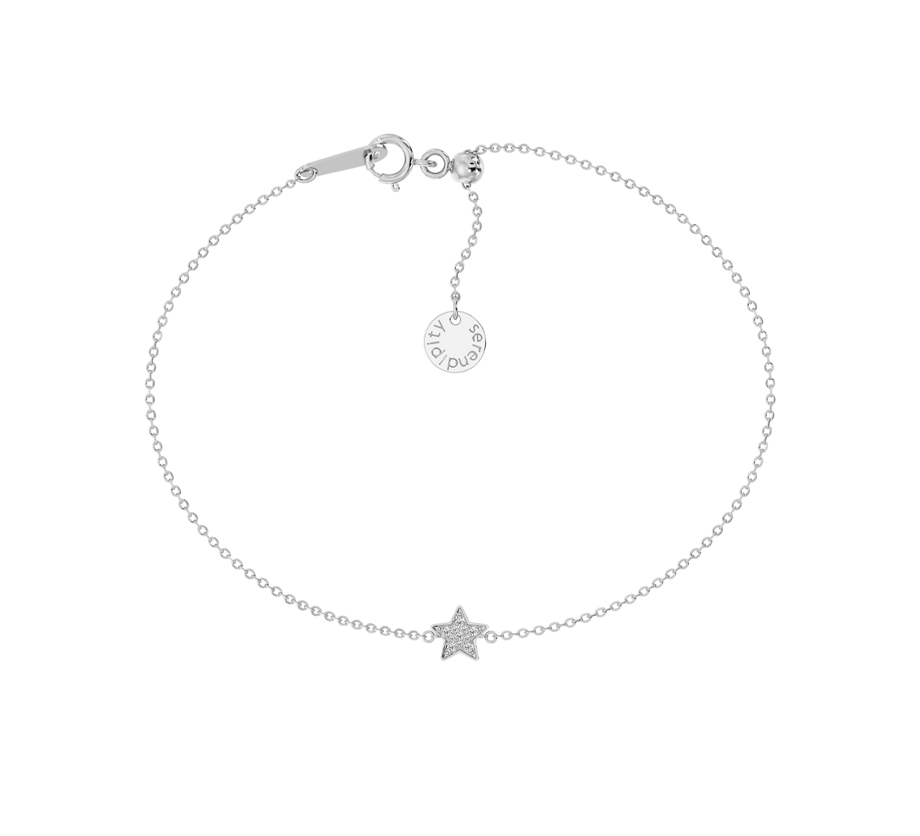 Браслет на ногу Serendipity Pave EJA0012W - фото 1 – Mercury