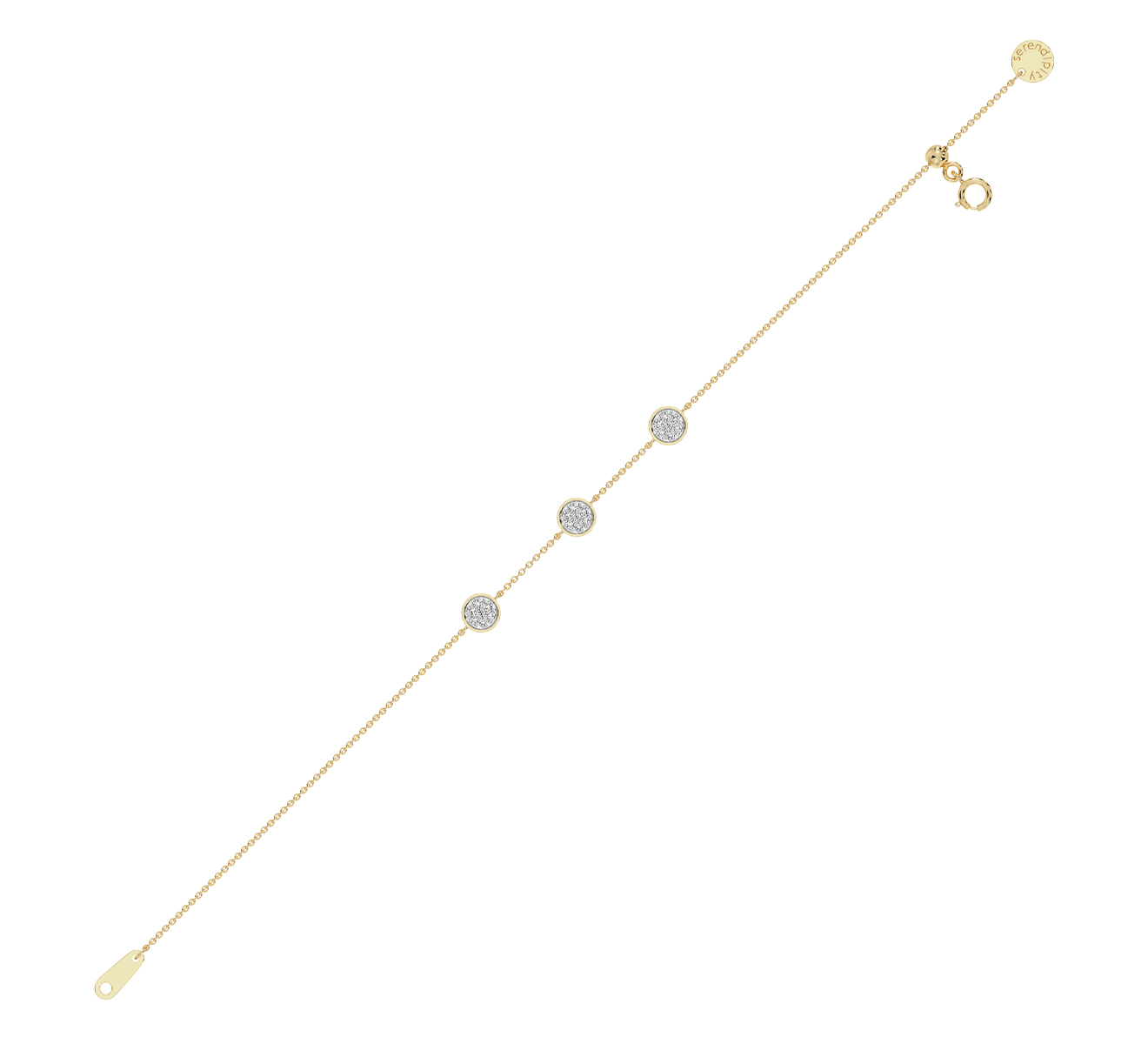 Браслет Serendipity Pave EJBR0042Y - фото 2 – Mercury