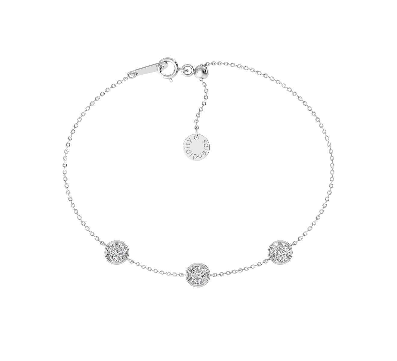 Браслет Serendipity Pave EJBR0042W - фото 1 – Mercury