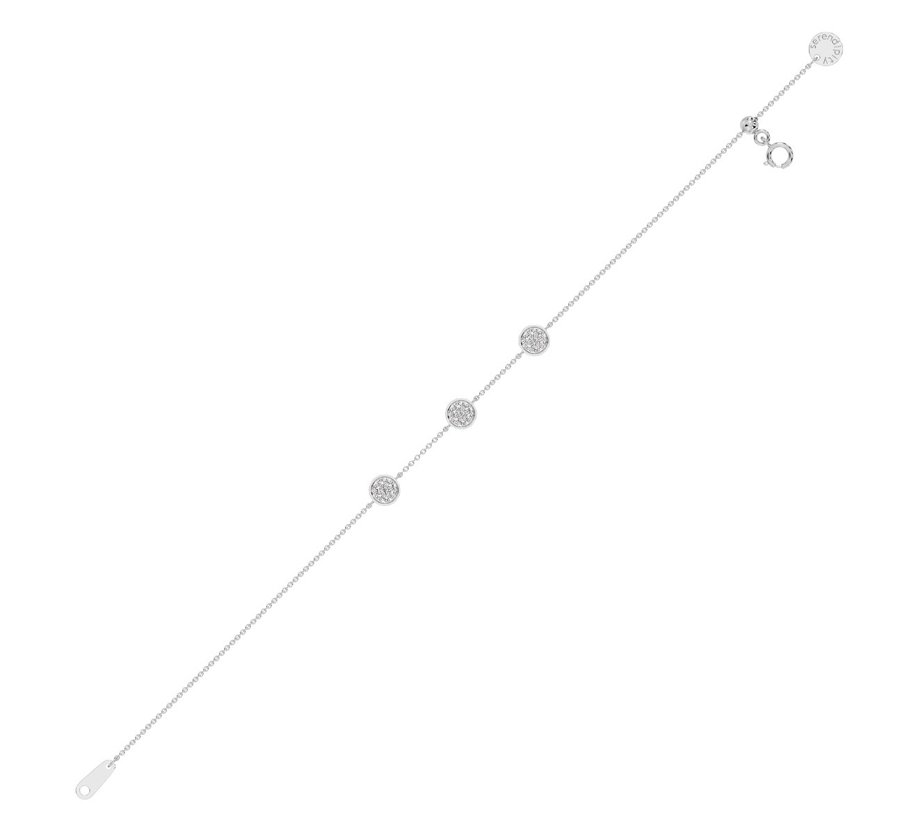 Браслет Serendipity Pave EJBR0042W - фото 2 – Mercury