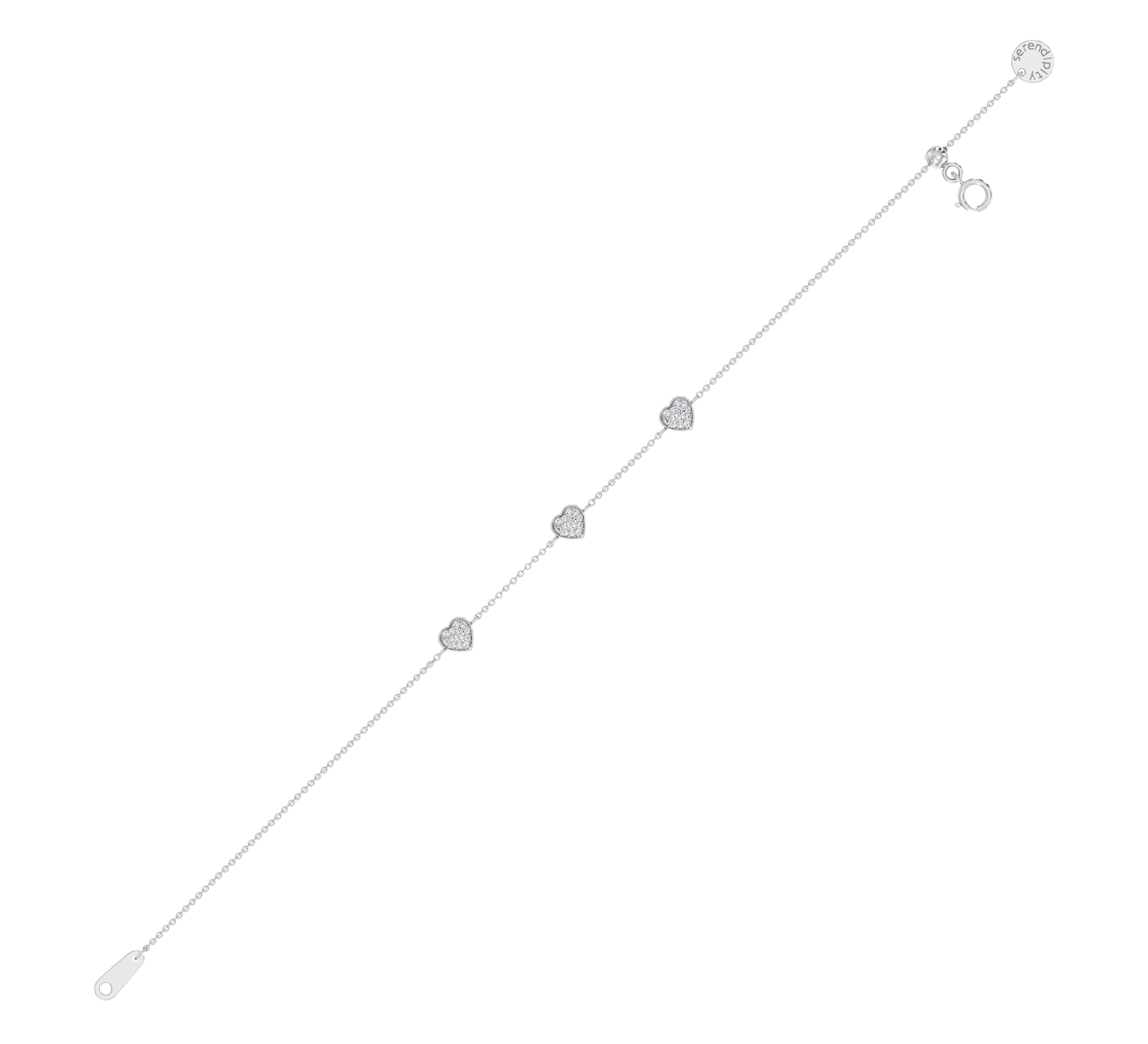 Браслет Serendipity Pave EJBR0045W - фото 2 – Mercury