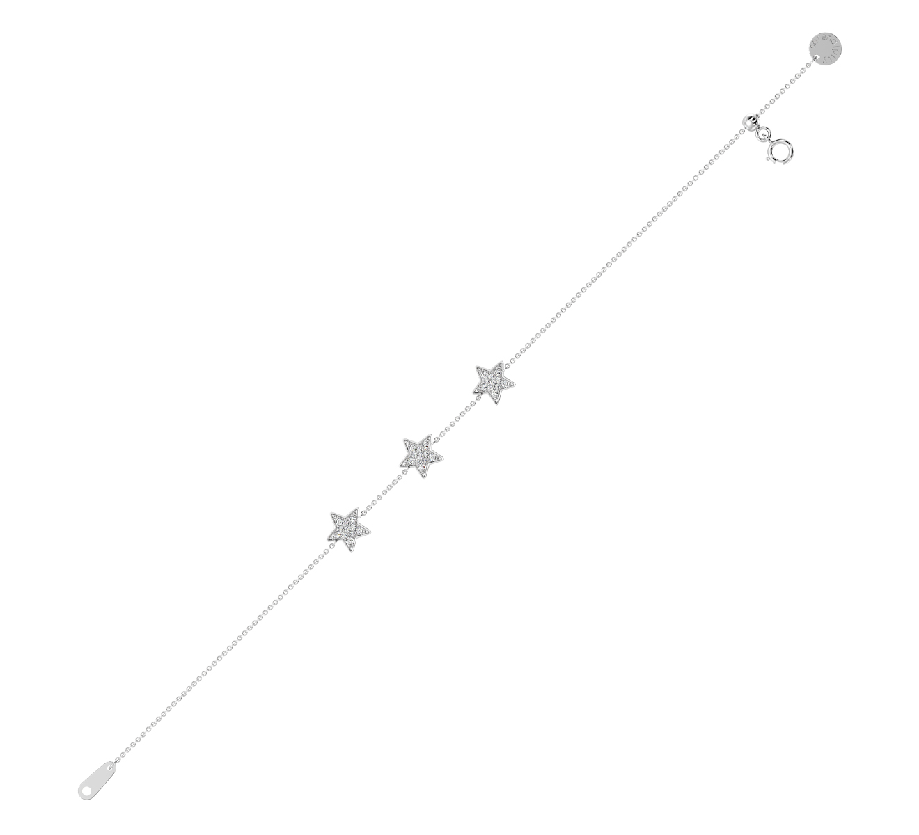 Браслет Serendipity Pave EJBR0046W - фото 2 – Mercury