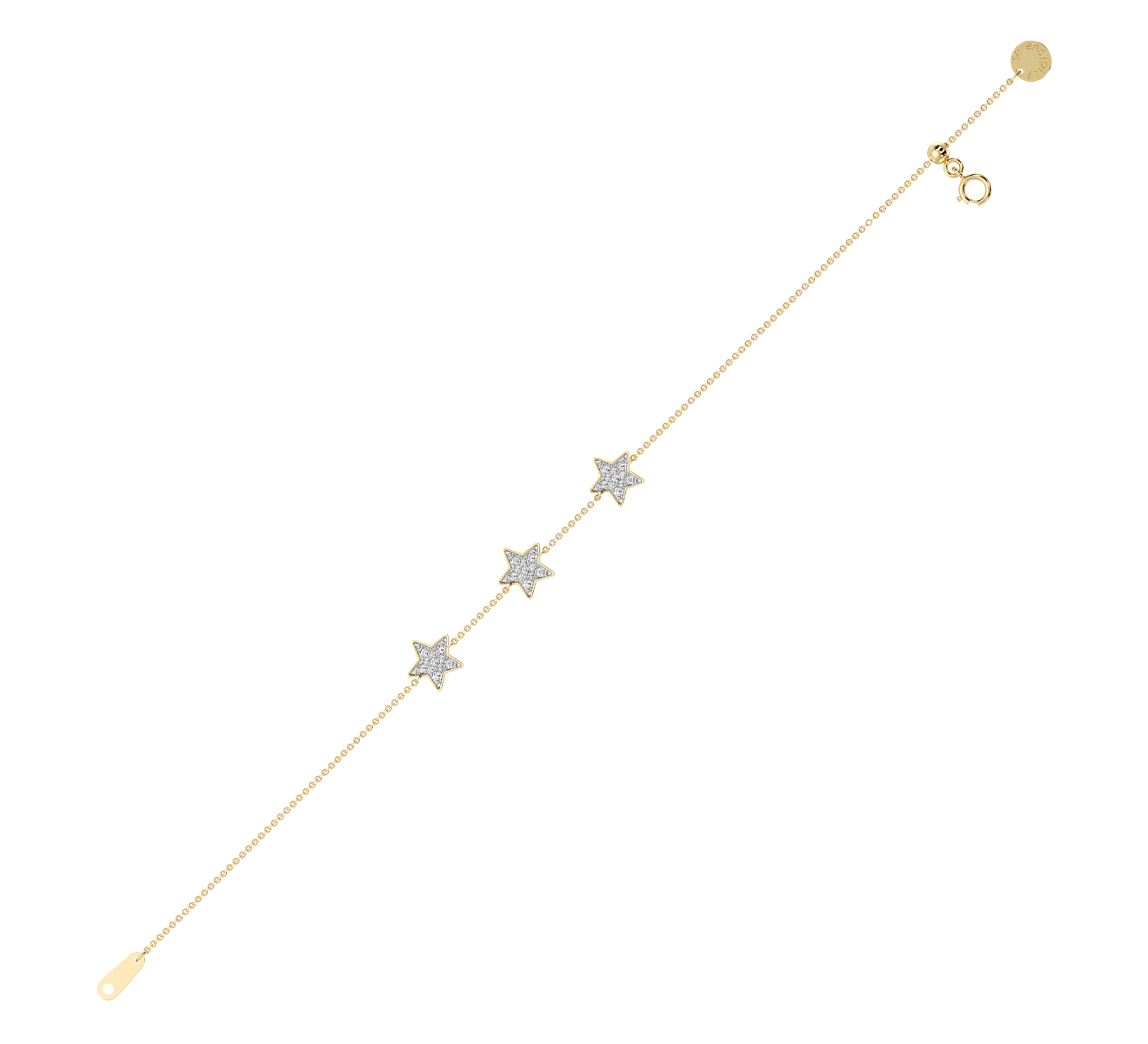 Браслет Serendipity Pave EJBR0046Y - фото 2 – Mercury