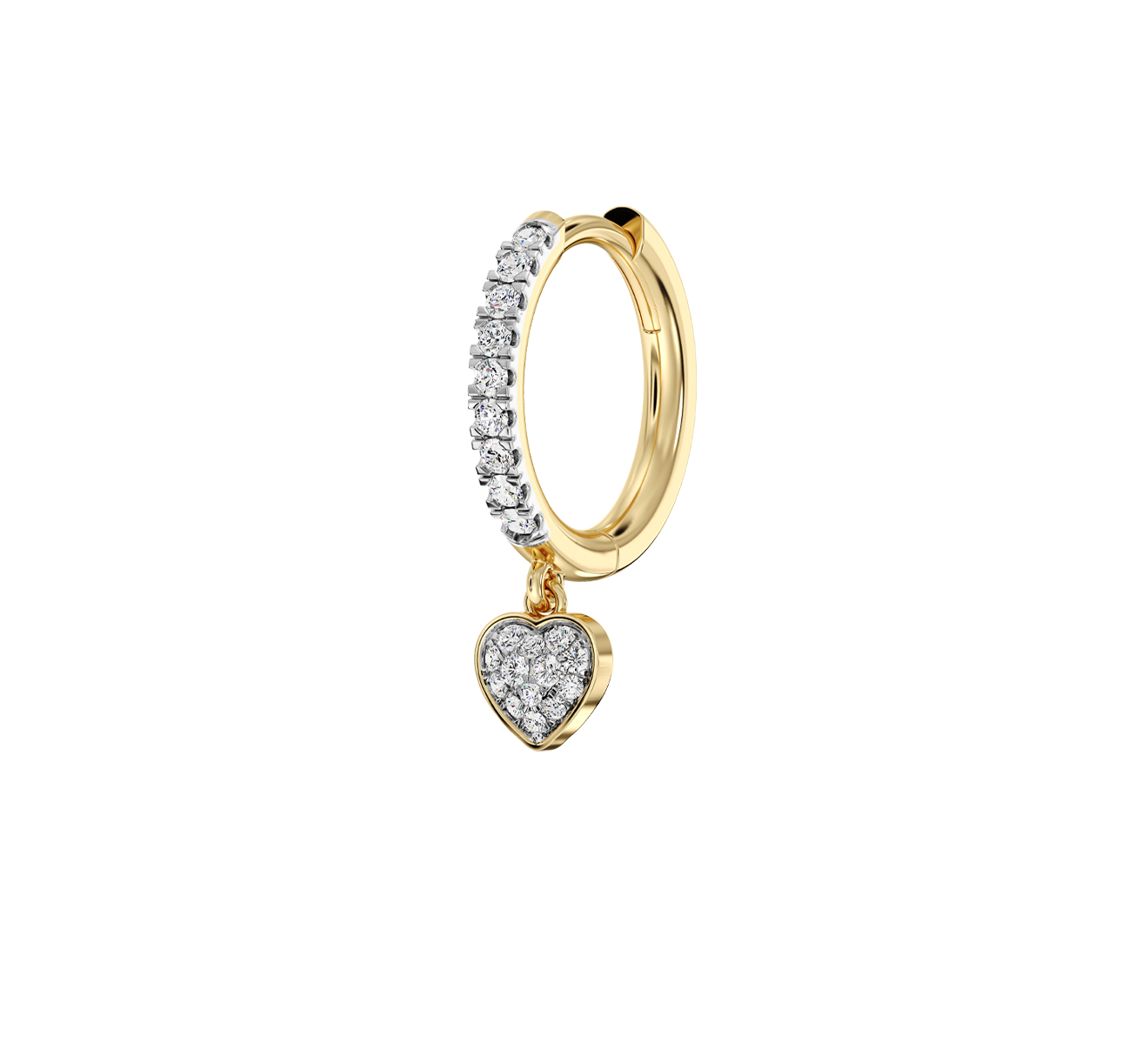 Серьга Serendipity Pave EJE0024Y - фото 1 – Mercury