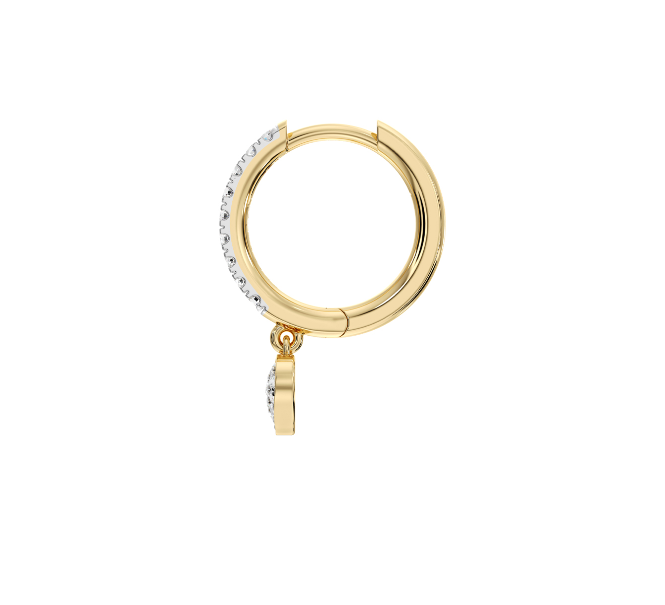 Серьга Serendipity Pave EJE0024Y - фото 3 – Mercury