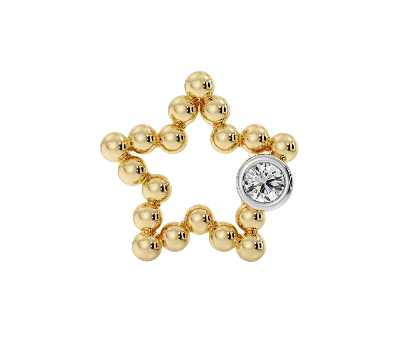 Серьга Serendipity Bubble EJE0025Y - фото 2 – Mercury