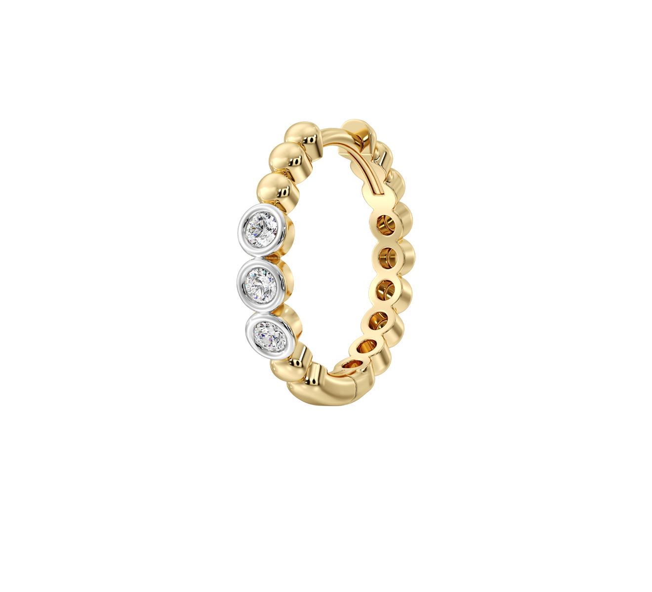 Серьга Serendipity Bubble EJE0027Y - фото 1 – Mercury