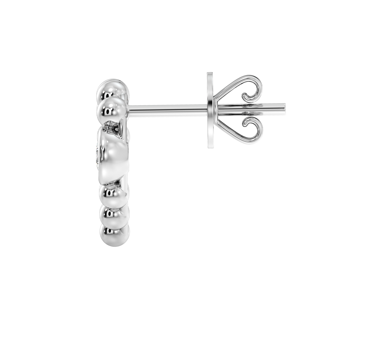 Серьга Serendipity Bubble EJE0028W - фото 3 – Mercury