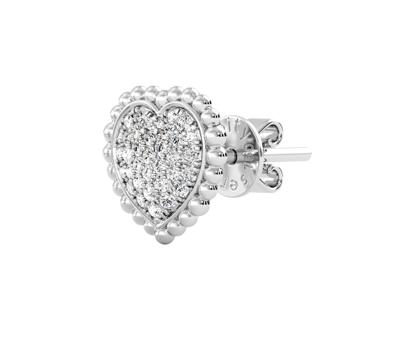 Серьга Serendipity Bubble EJE0029W - фото 1 – Mercury