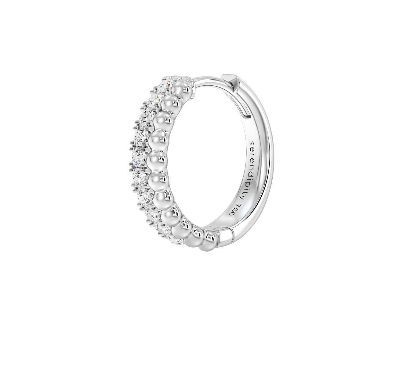 Серьга Serendipity Bubble EJE0031W - фото 1 – Mercury