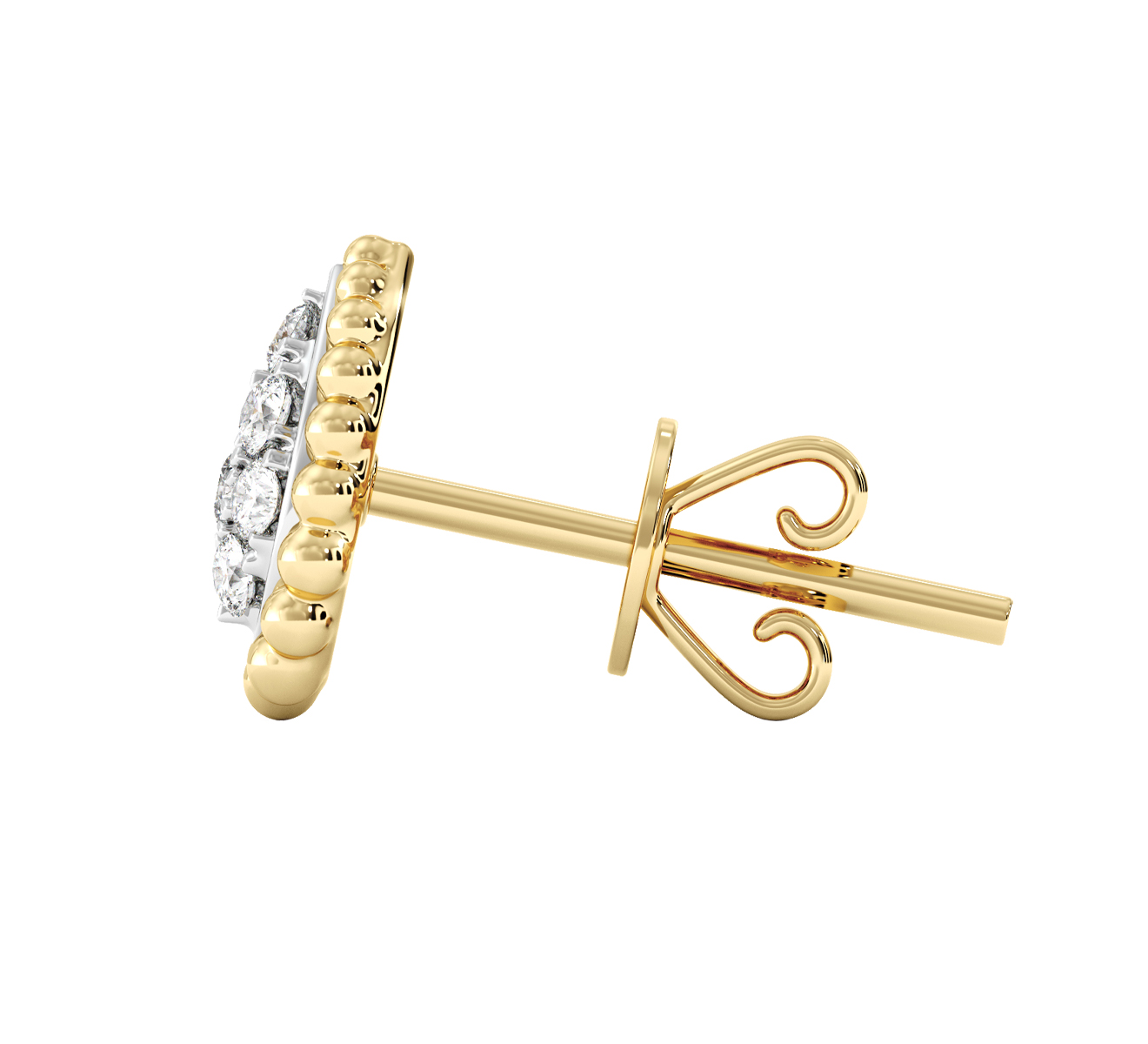 Серьга Serendipity Bubble EJE0034Y - фото 3 – Mercury