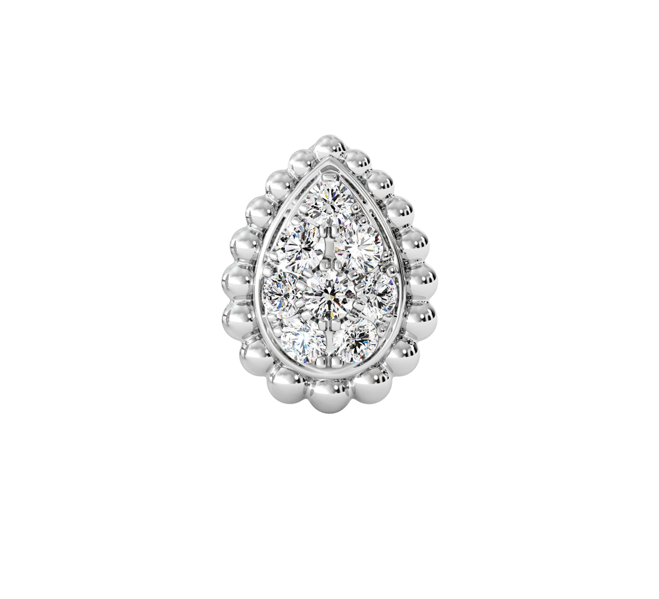 Серьга Serendipity Bubble EJE0034W - фото 2 – Mercury
