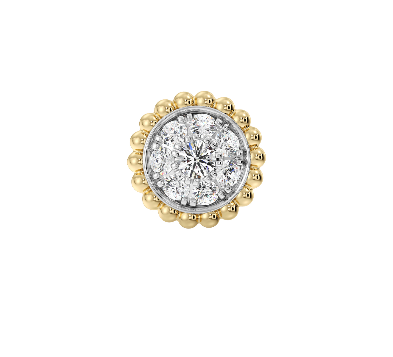 Серьга Serendipity Bubble EJE0035Y - фото 2 – Mercury