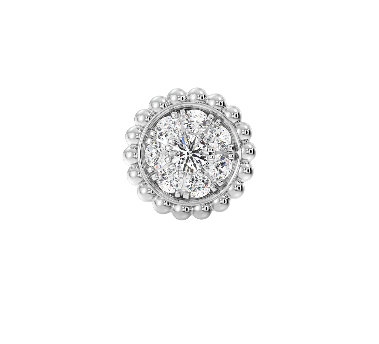 Серьга Serendipity Bubble EJE0035W - фото 2 – Mercury