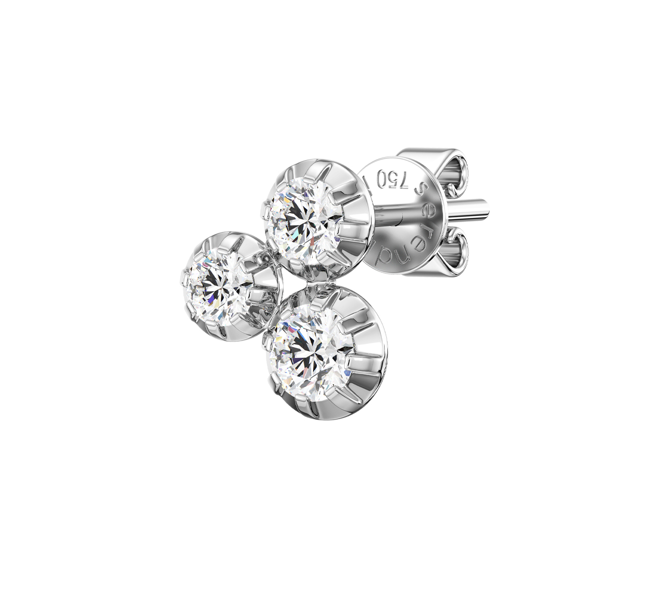 Серьга Serendipity Timeless EJE0040W - фото 1 – Mercury