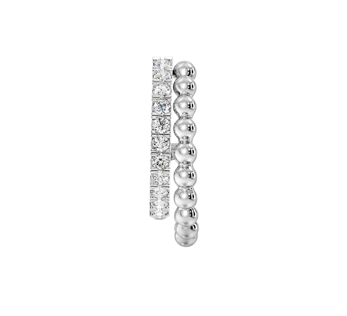 Серьга Serendipity Bubble EJE0045W - фото 2 – Mercury