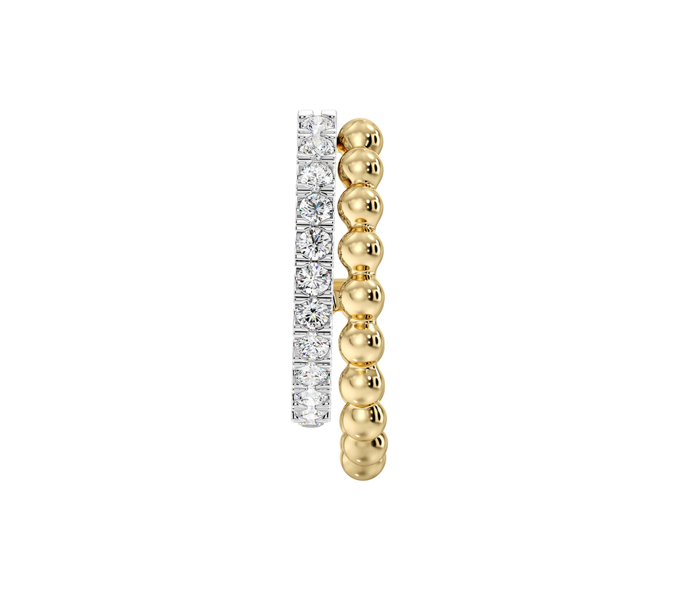 Серьга Serendipity Bubble EJE0045Y - фото 2 – Mercury
