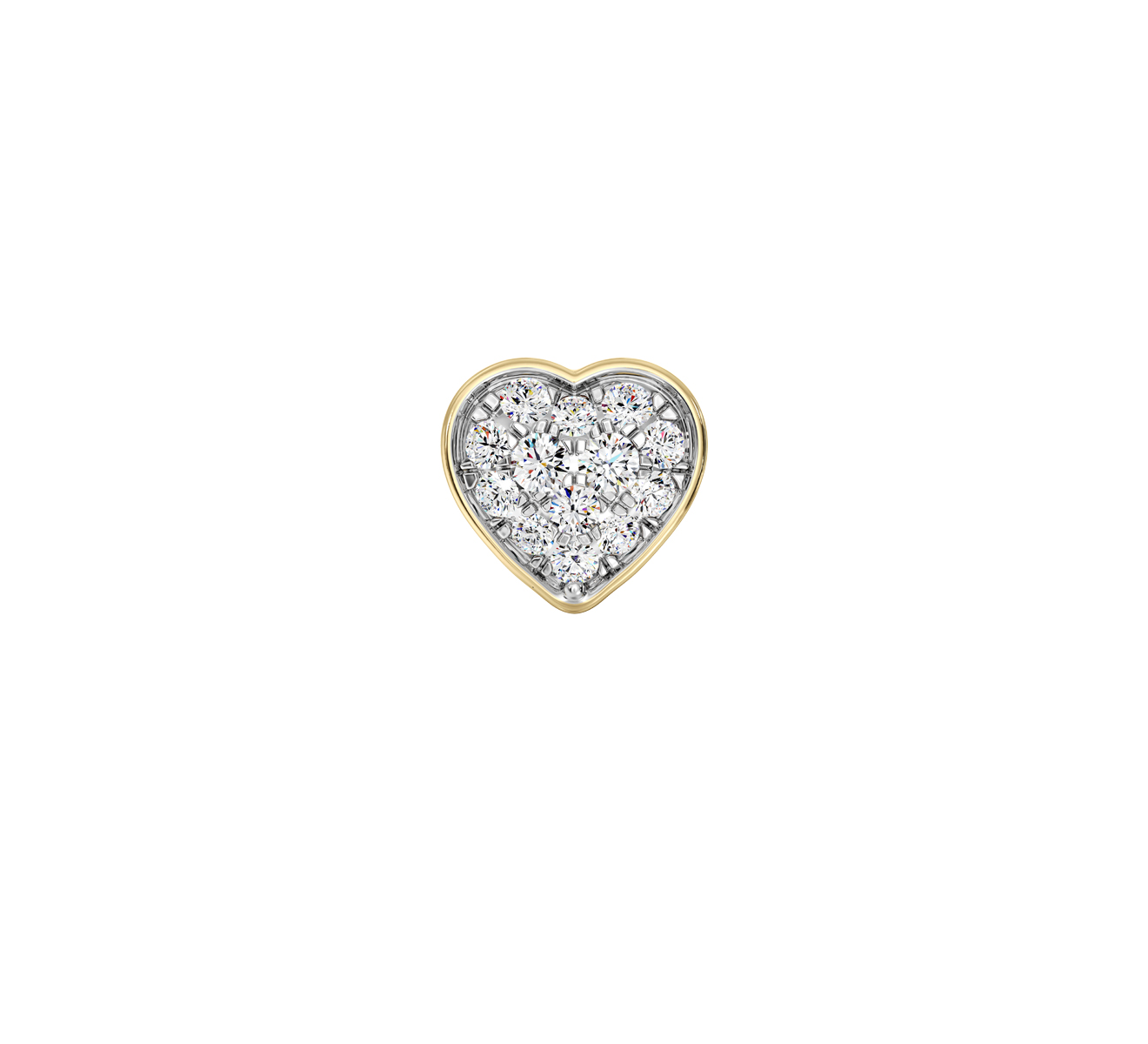 Серьга Serendipity Pave EJE0068Y - фото 2 – Mercury
