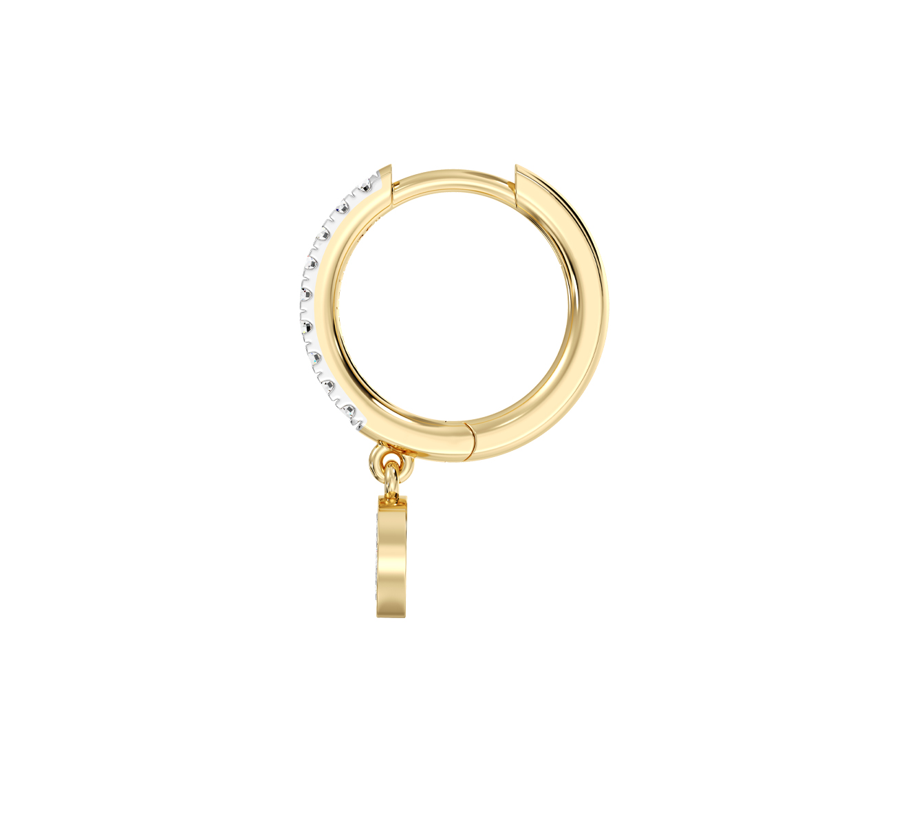 Серьга Serendipity Pave EJE0069Y - фото 3 – Mercury