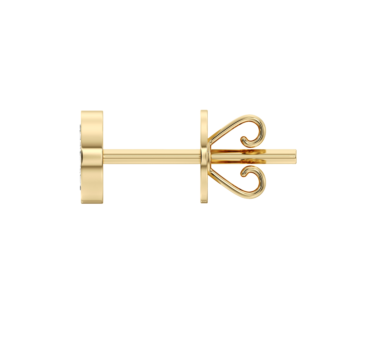 Серьга Serendipity Pave EJE0080Y - фото 3 – Mercury