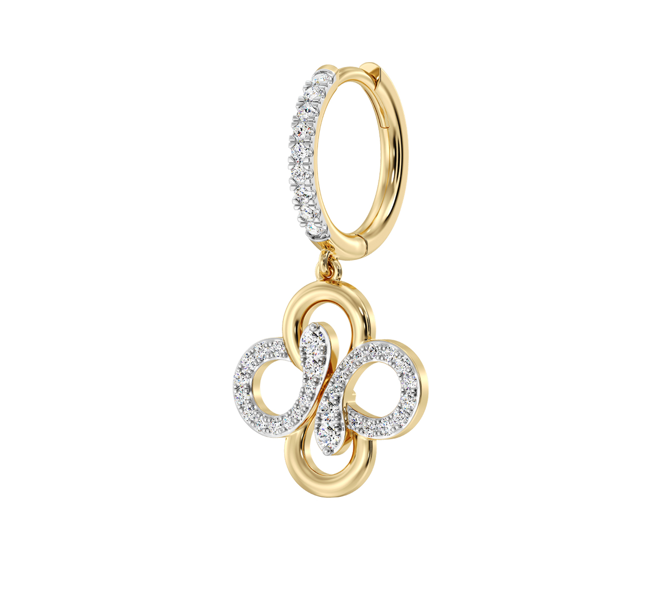 Серьга Serendipity Snake EJE0084Y - фото 1 – Mercury