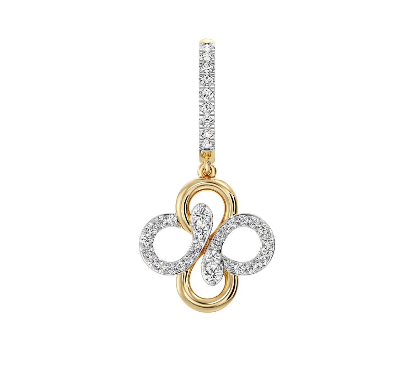 Серьга Serendipity Snake EJE0084Y - фото 2 – Mercury