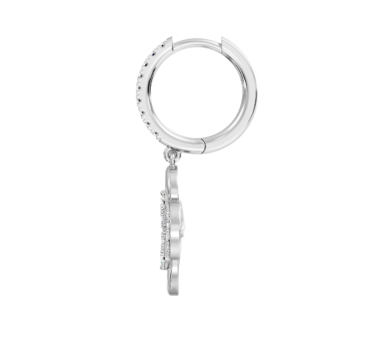 Серьга Serendipity Snake EJE0084W - фото 3 – Mercury