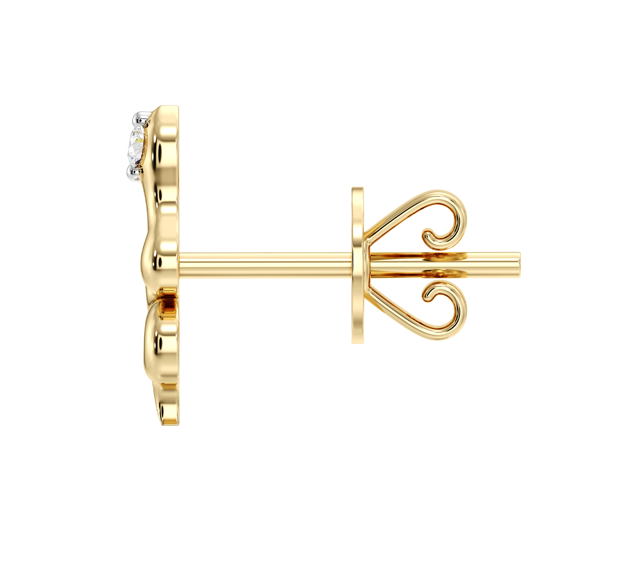 Серьга Serendipity Snake EJE0087Y - фото 3 – Mercury