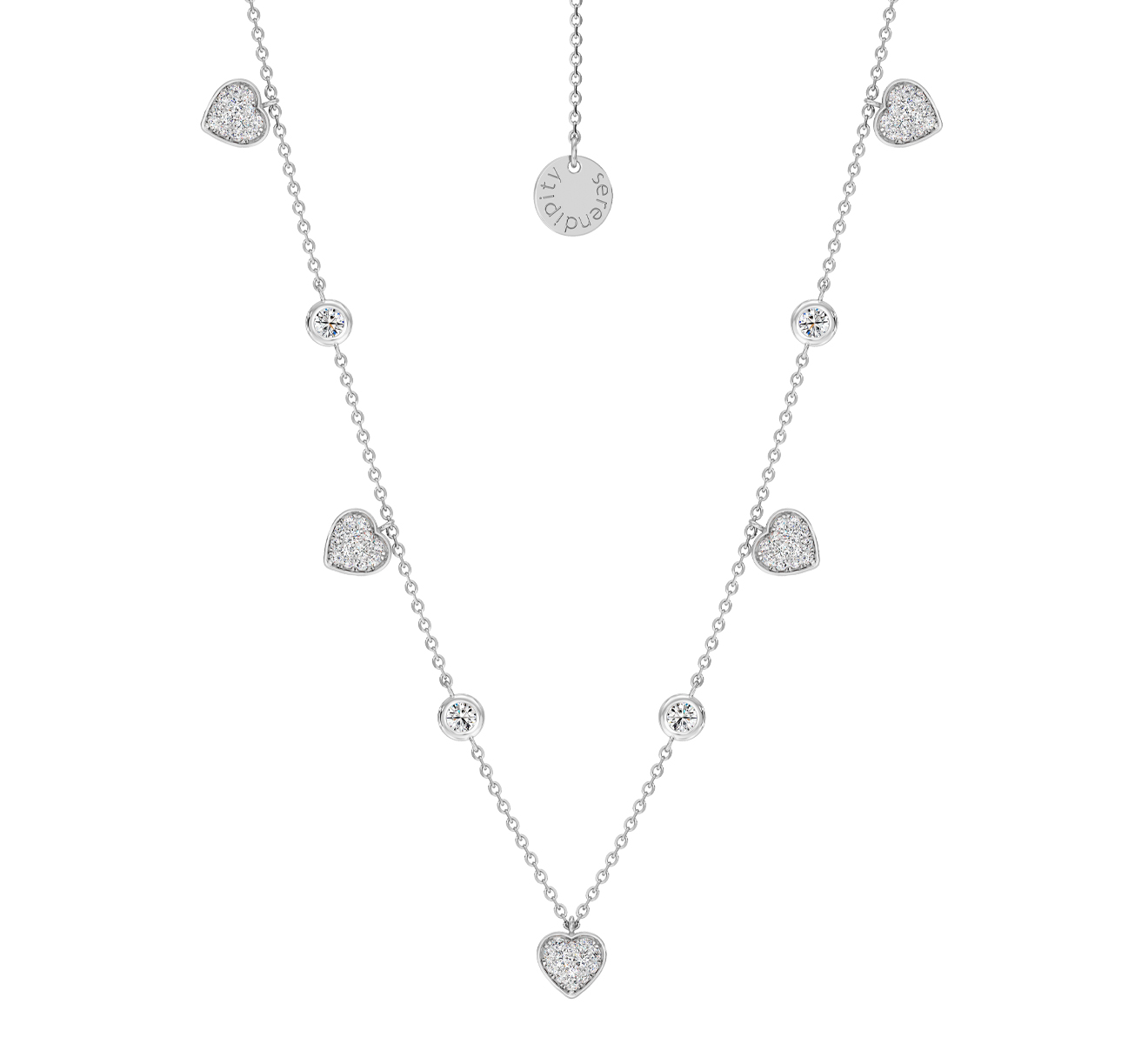 Колье Serendipity Pave EJN0012W - фото 1 – Mercury