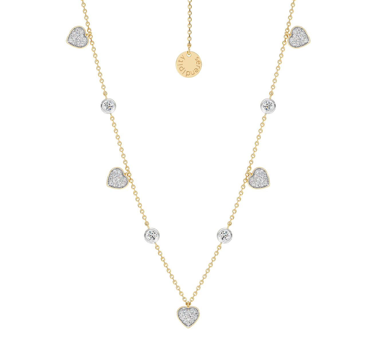 Колье Serendipity Pave EJN0012Y - фото 1 – Mercury