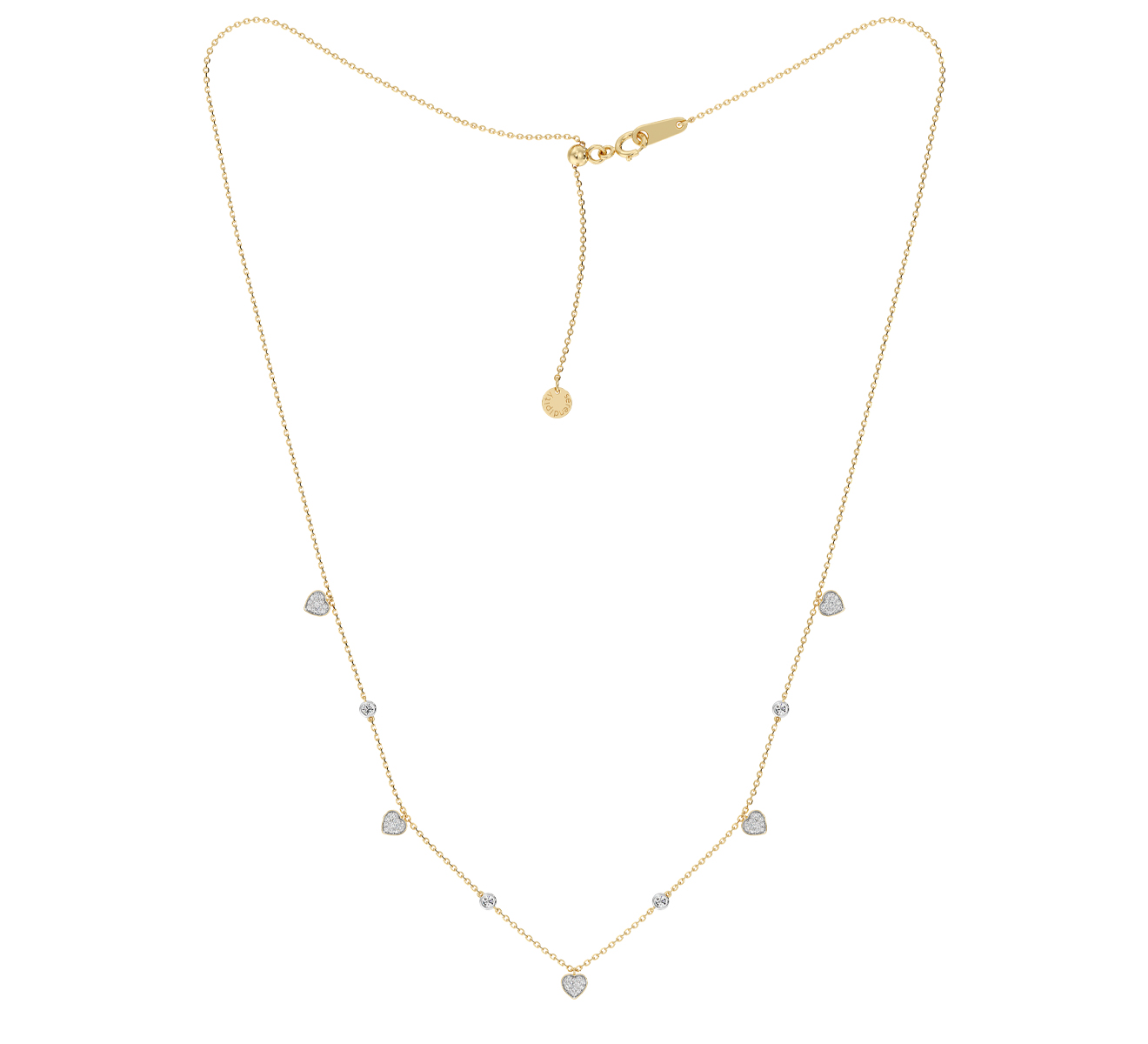 Колье Serendipity Pave EJN0012Y - фото 2 – Mercury