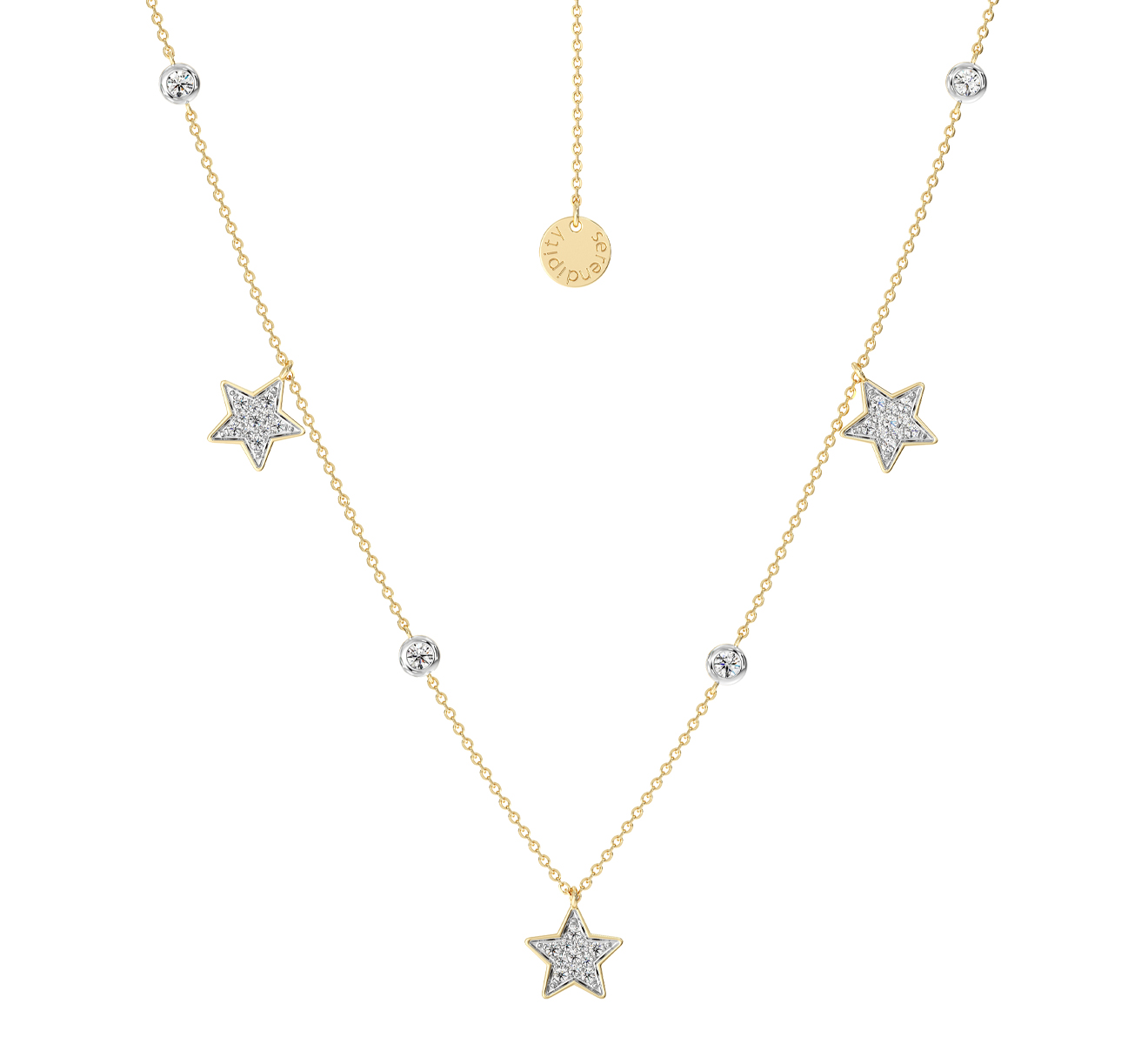 Колье Serendipity Pave EJN0018Y - фото 1 – Mercury
