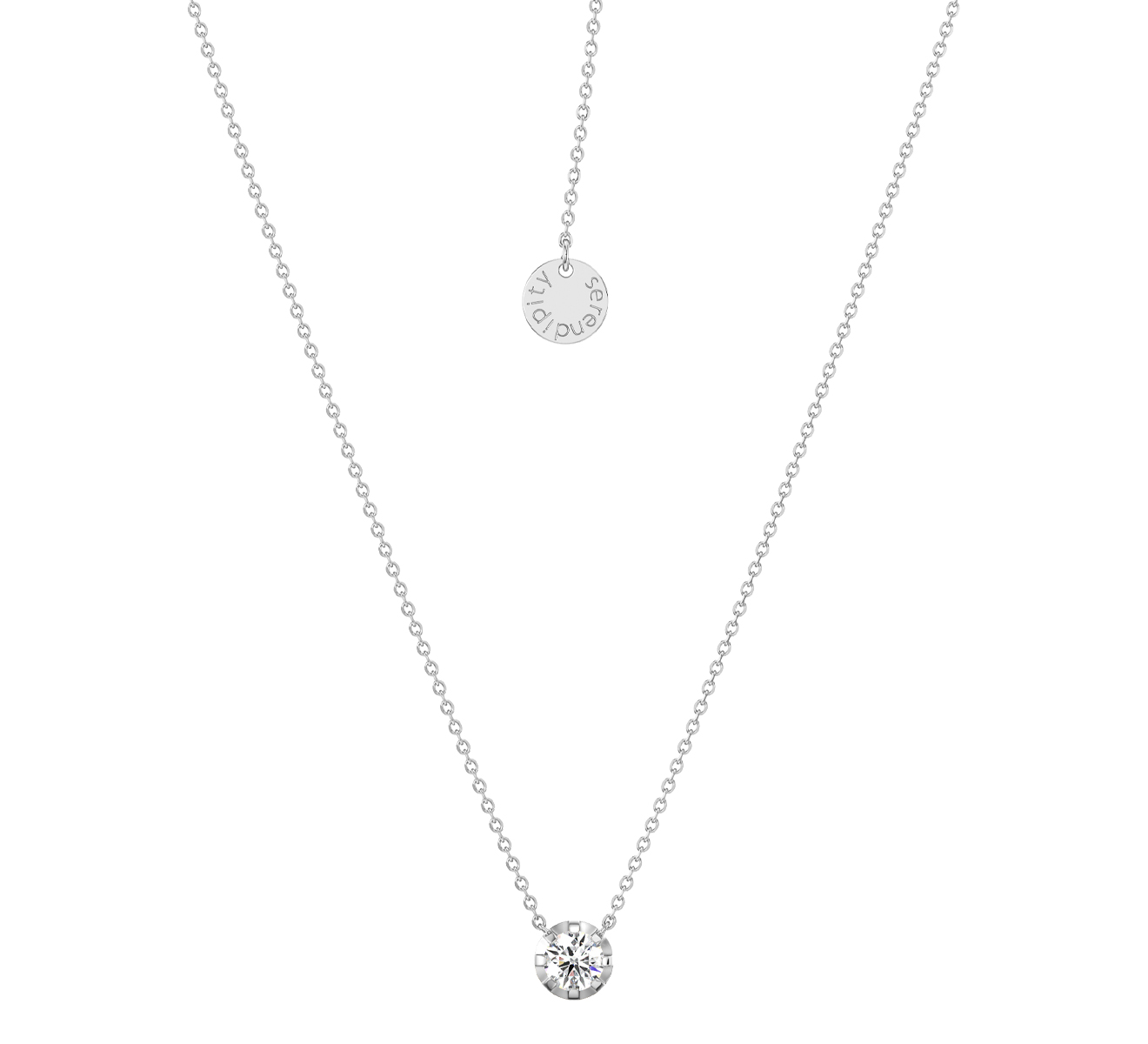 Колье Serendipity Timeless EJN0021W - фото 1 – Mercury