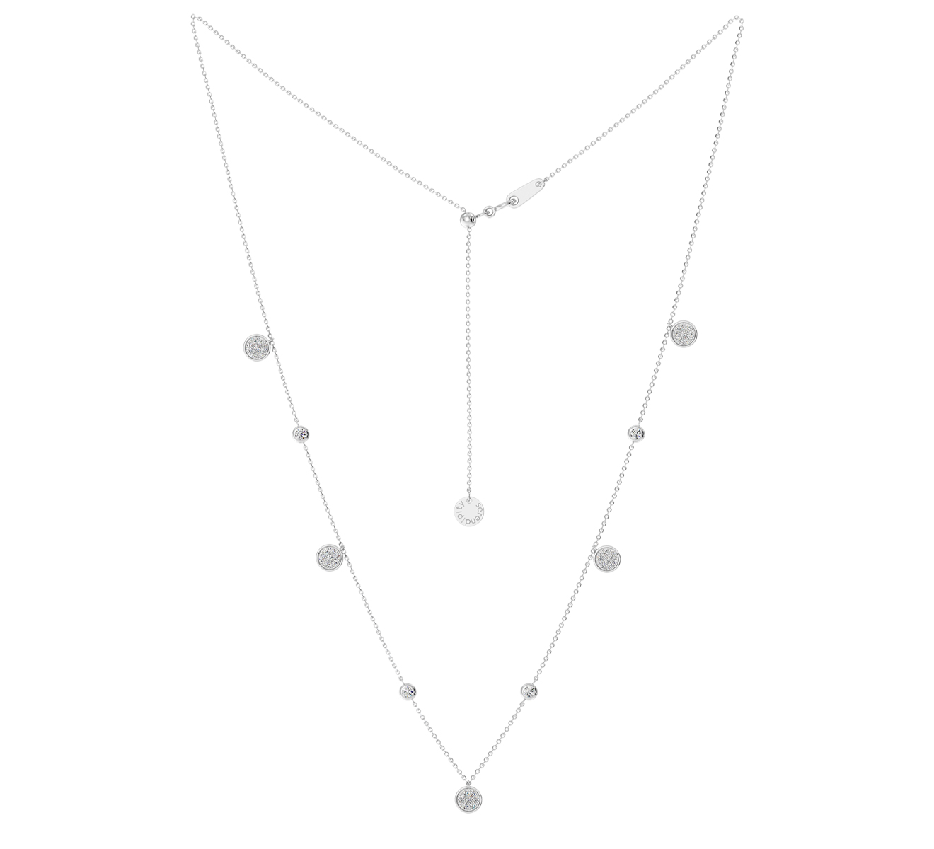 Колье Serendipity Pave EJN0028W - фото 2 – Mercury