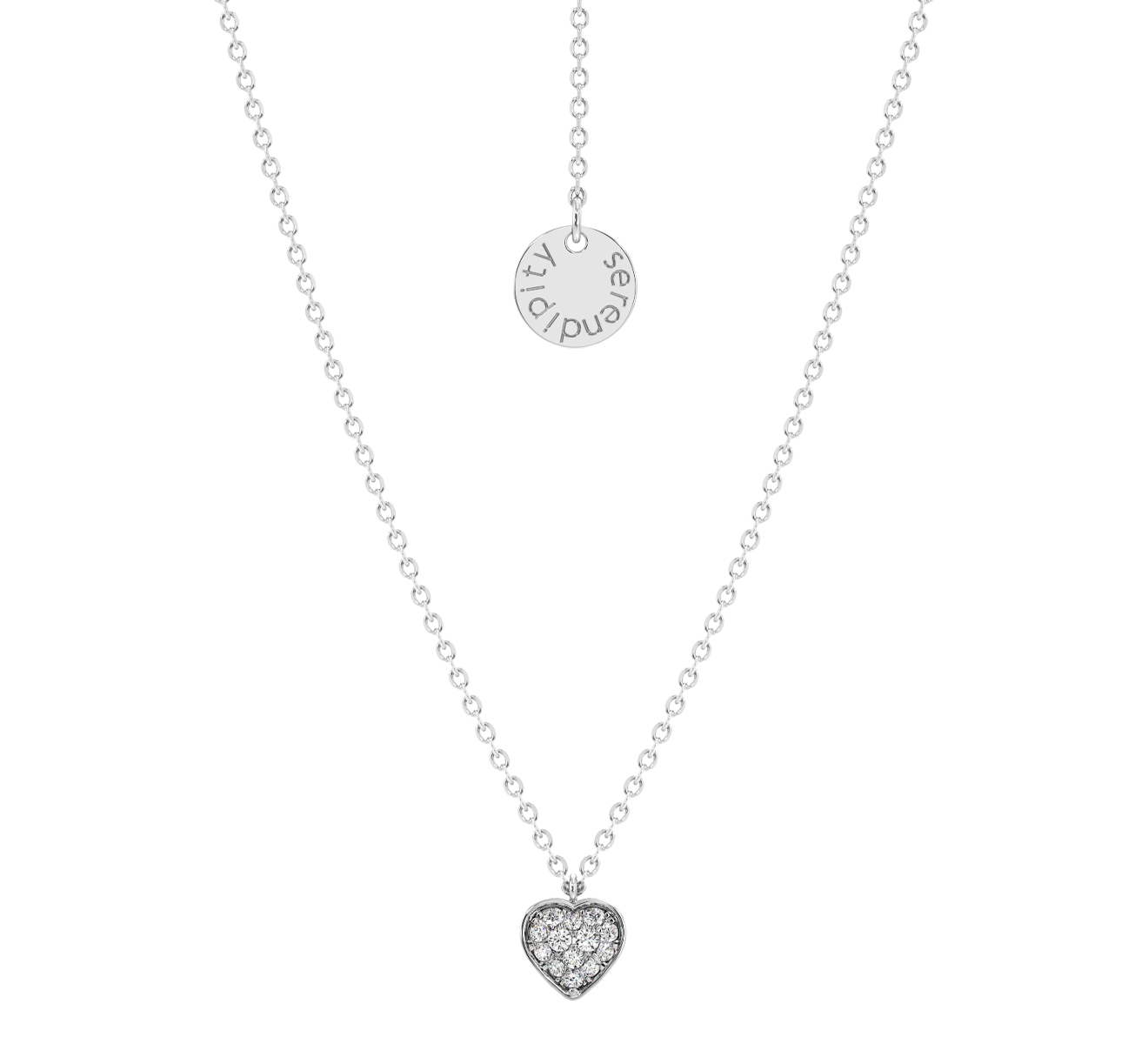 Колье Serendipity Pave EJN0037W - фото 1 – Mercury