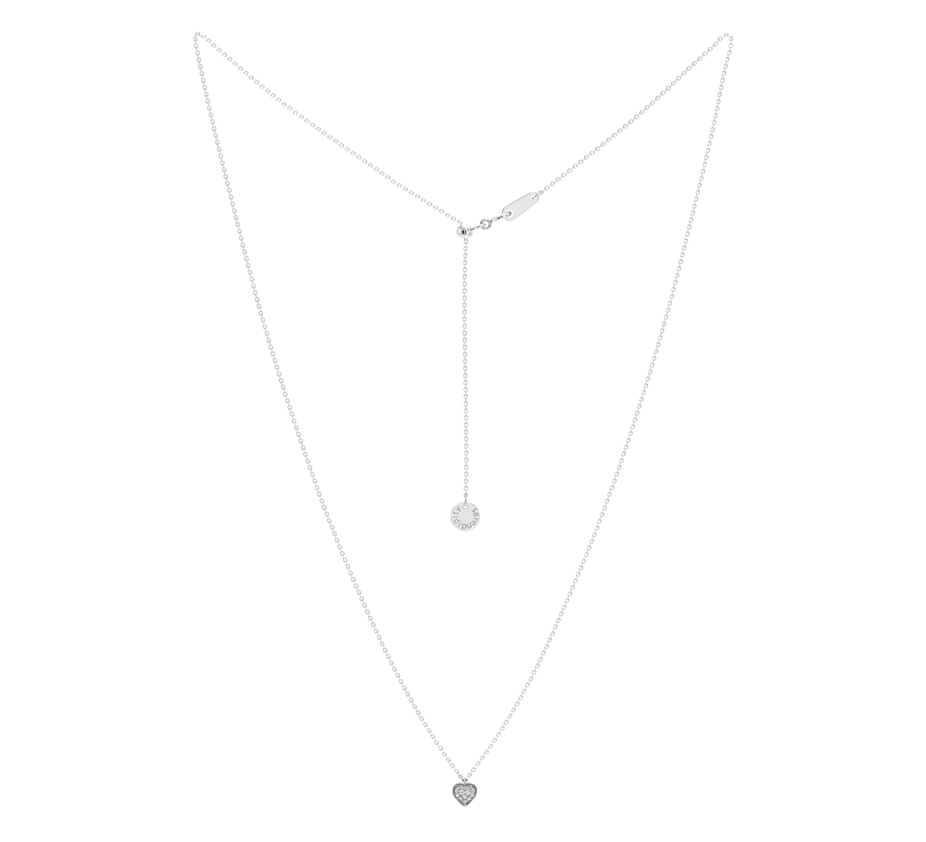 Колье Serendipity Pave EJN0037W - фото 2 – Mercury