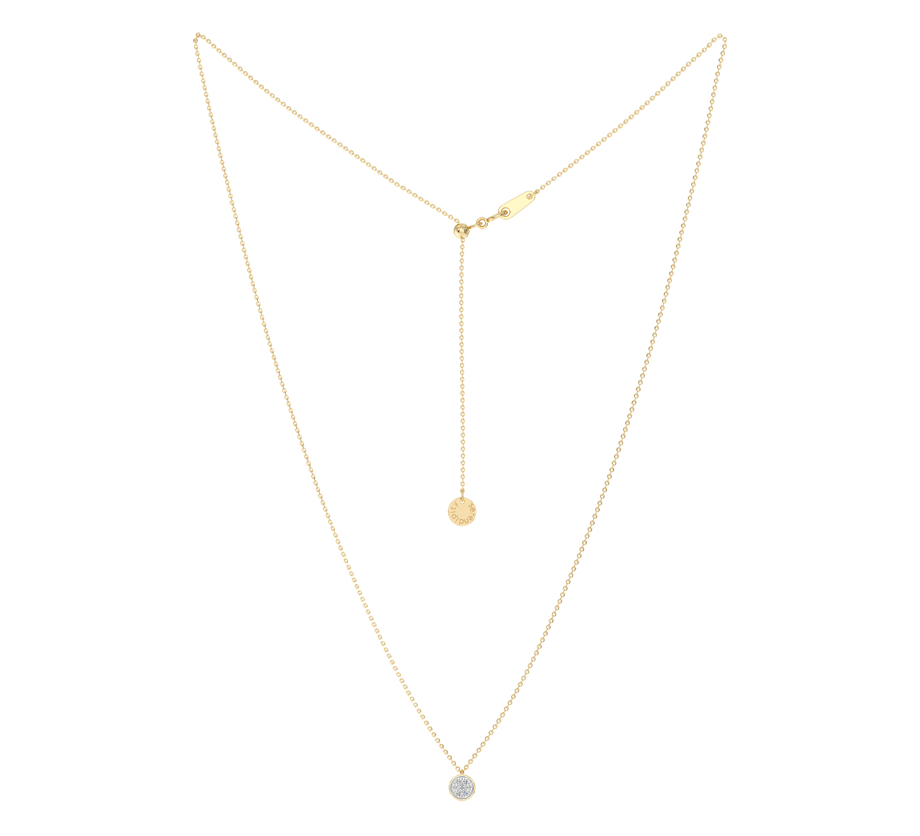 Колье Serendipity Pave EJN0045Y - фото 2 – Mercury