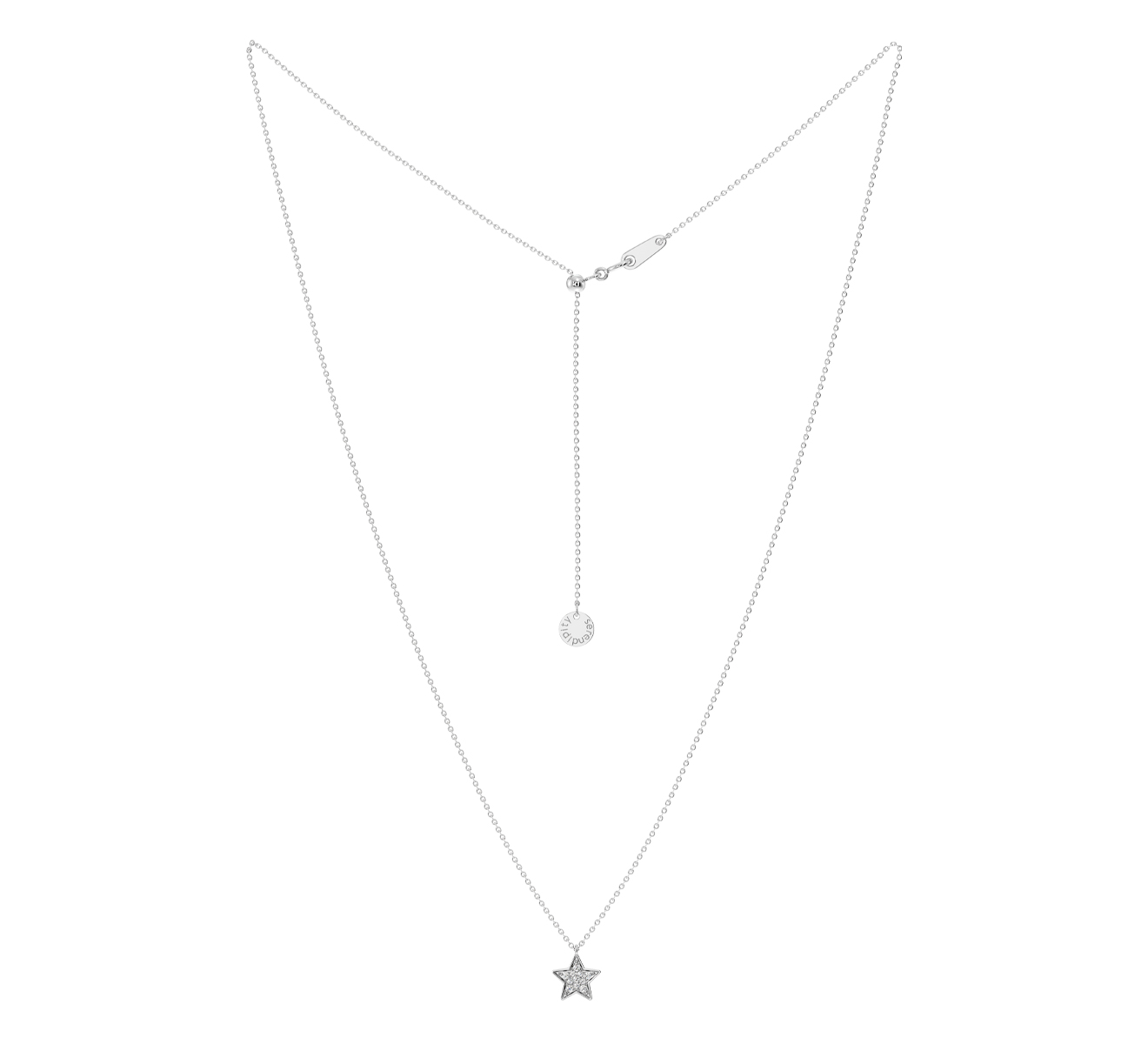 Колье Serendipity Pave EJN0047W - фото 2 – Mercury