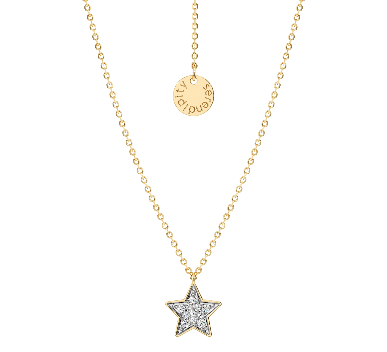 Колье Serendipity Pave EJN0047Y - фото 1 – Mercury