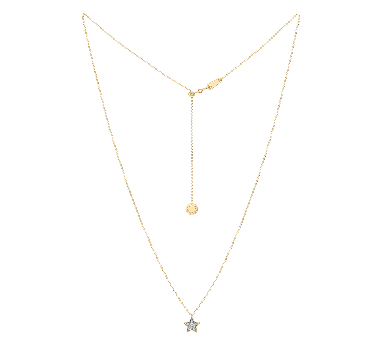 Колье Serendipity Pave EJN0047Y - фото 2 – Mercury