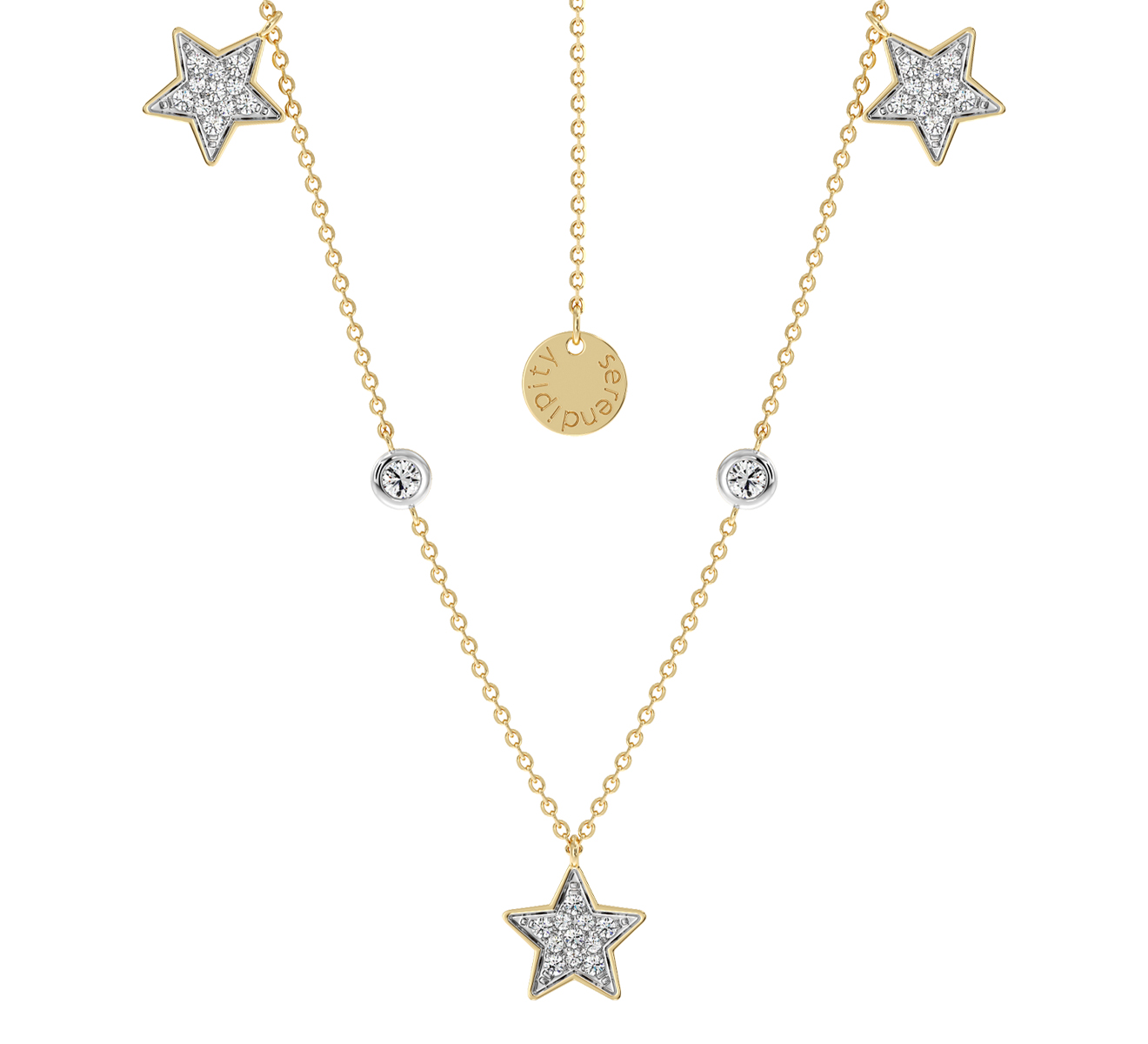 Колье Serendipity Pave EJN0049Y - фото 1 – Mercury