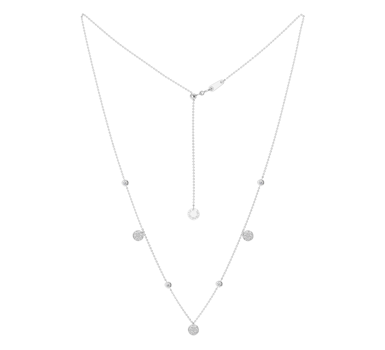 Колье Serendipity Pave EJN0050W - фото 2 – Mercury