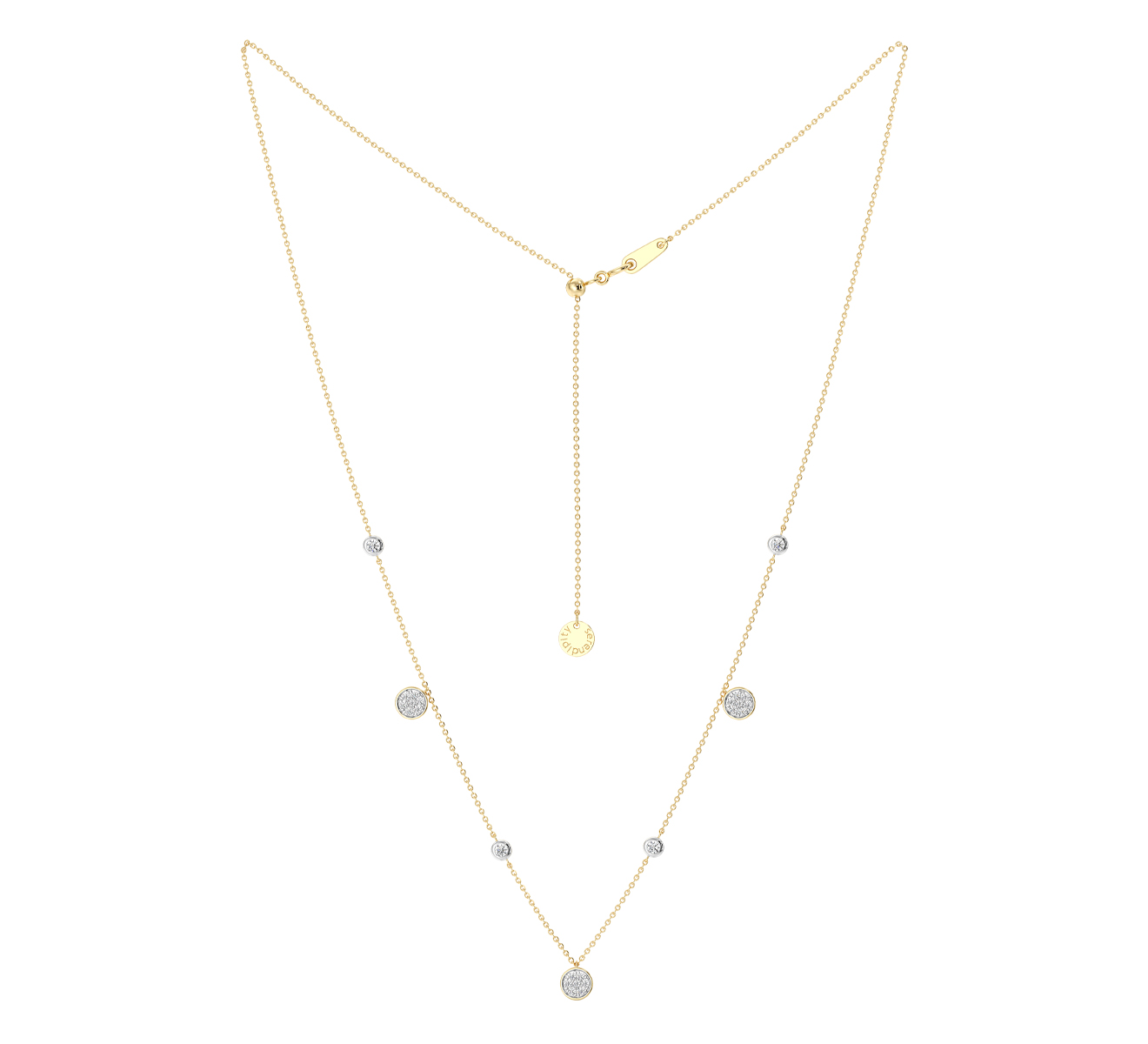 Колье Serendipity Pave EJN0050Y - фото 2 – Mercury