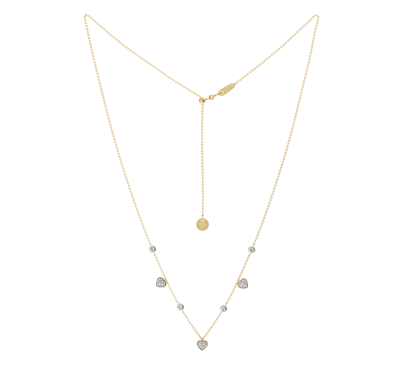 Колье Serendipity Pave EJN0051Y - фото 2 – Mercury
