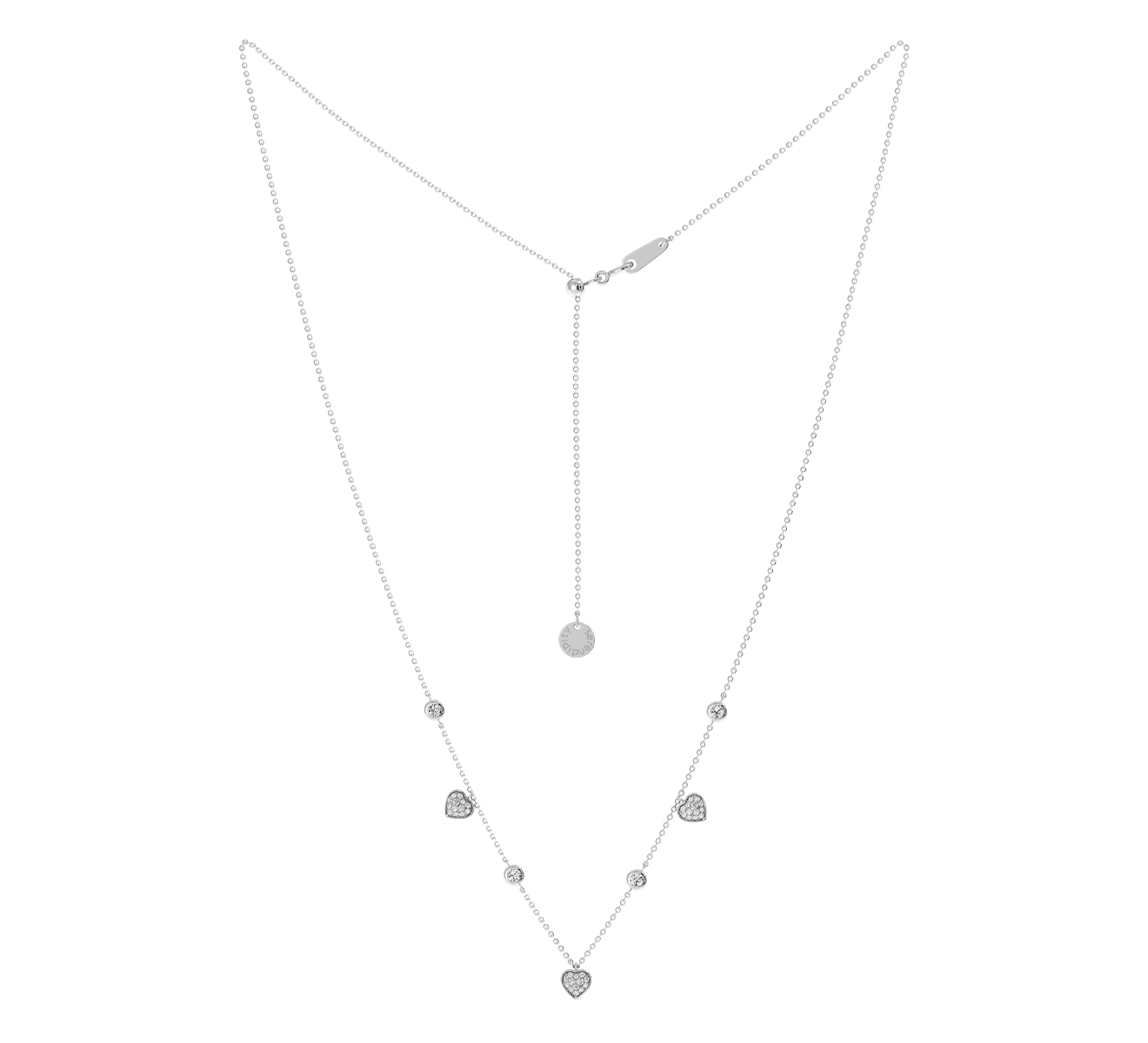Колье Serendipity Pave EJN0051W - фото 2 – Mercury