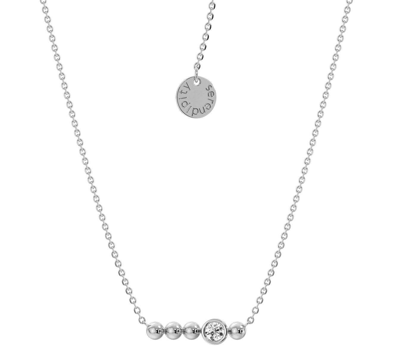 Колье Serendipity Bubble EJN0053W - фото 1 – Mercury