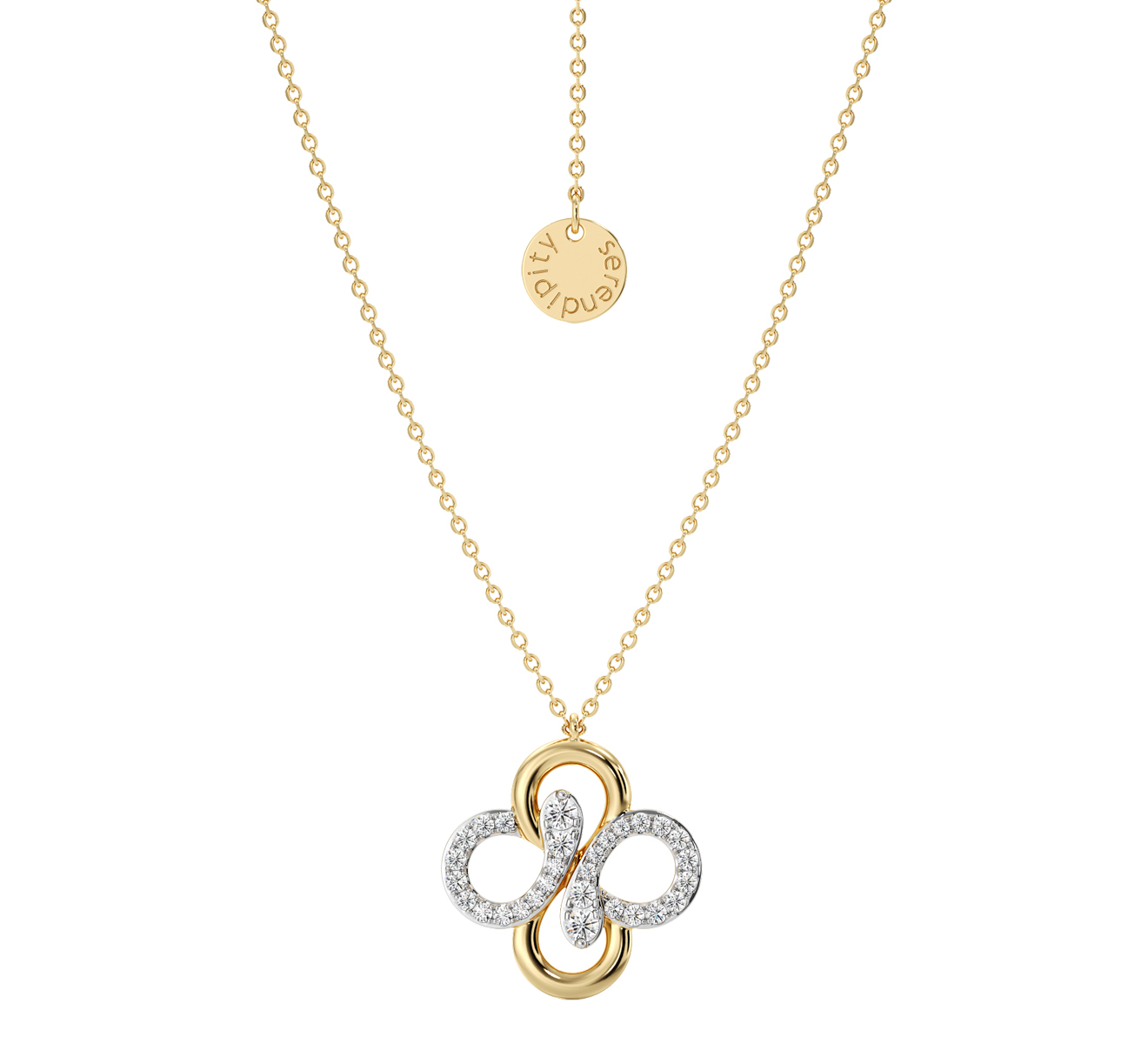 Колье Serendipity Snake EJN0058Y - фото 1 – Mercury