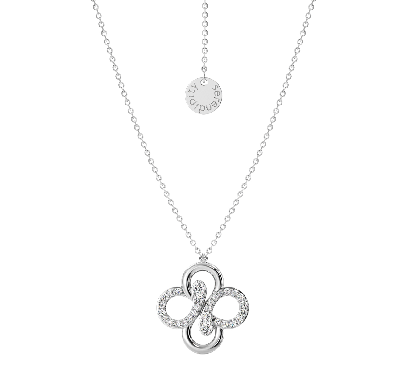 Колье Serendipity Snake EJN0058W - фото 1 – Mercury